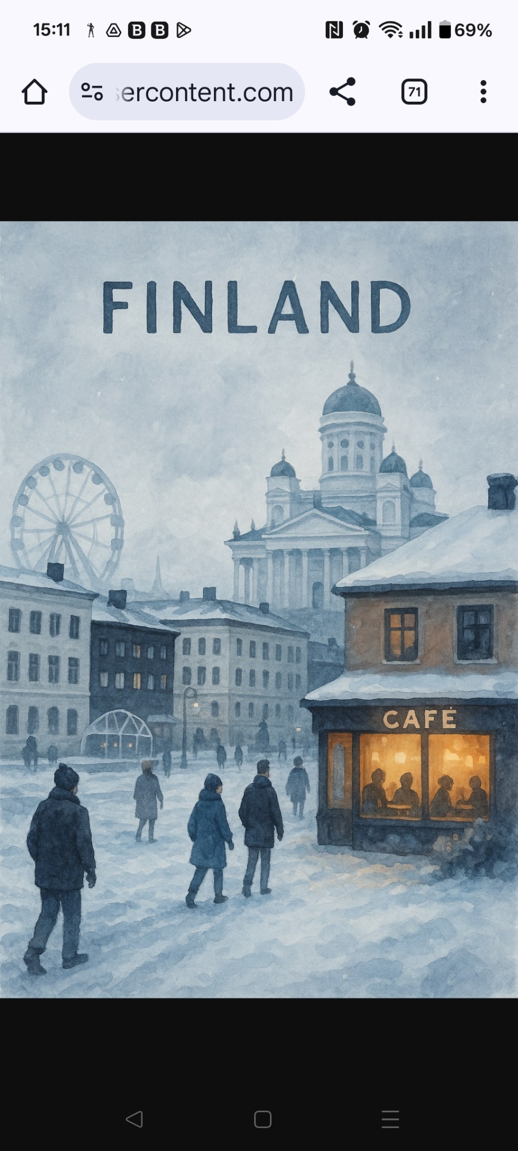 Travel post. Finland.