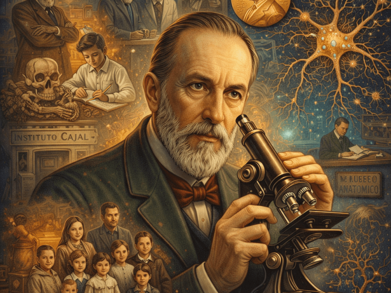 SANTIAGO RAMON Y CAJAL, padre de la&nbsp;neurociencia.